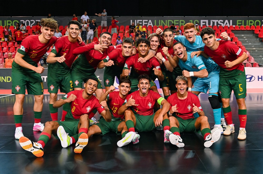 AO VIVO: siga a final do Europeu de futsal sub-19 entre Portugal e Espanha
