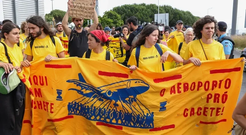 Manifestação Aeroporto