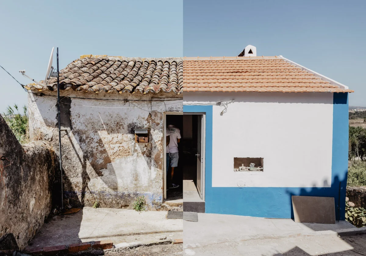 Antes Depois Obidos