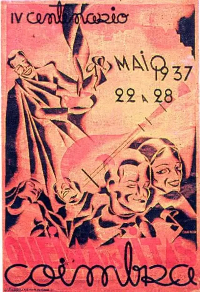 Cartaz Queima Das Fitas 1937