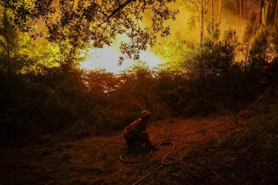 Incendio Com Bombeiro