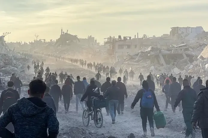 Faixa De Gaza Após Cessar Fogo