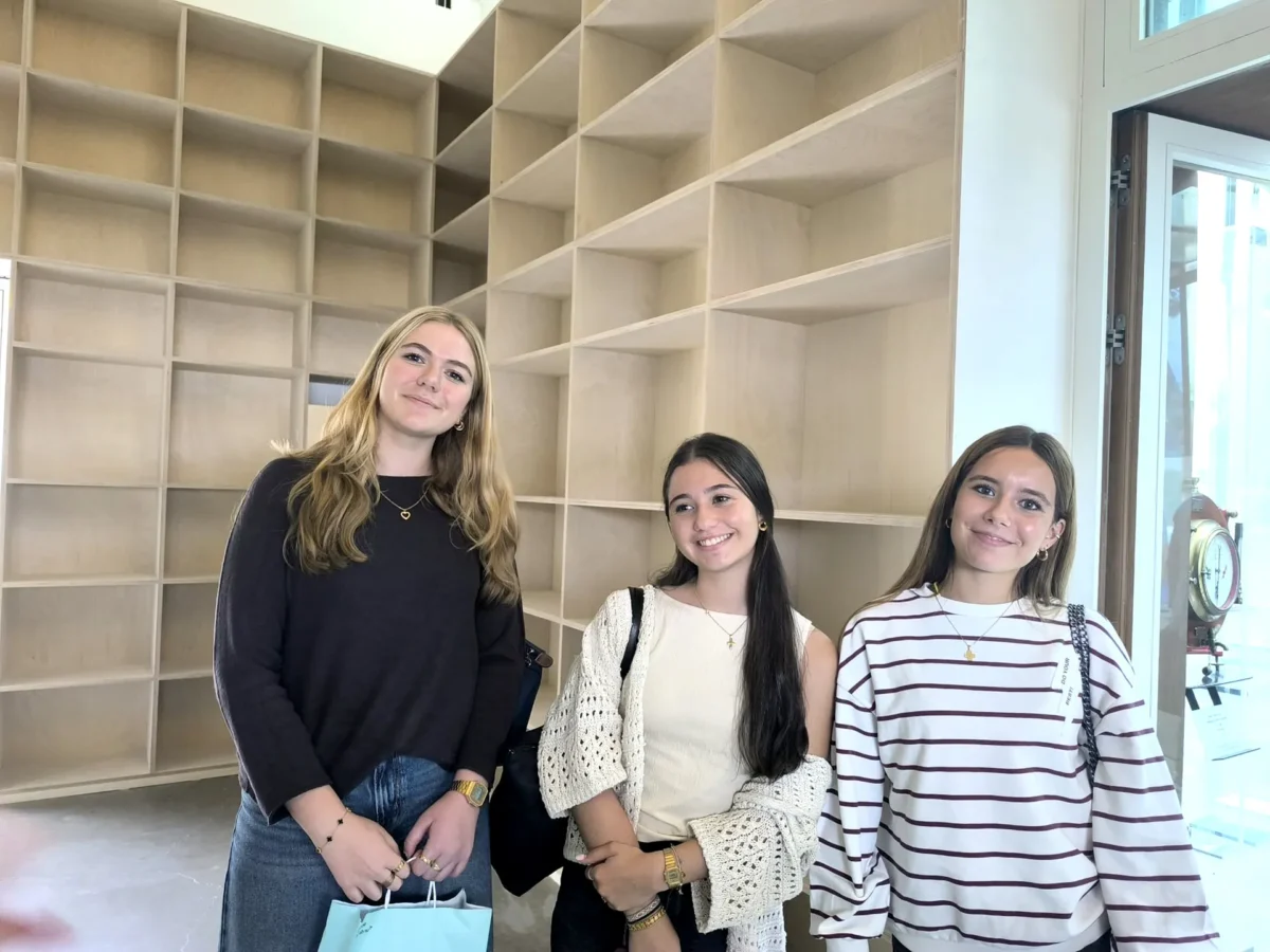 Matilde, Carolina e Sofia confessaram que a palestra foi muito interessante