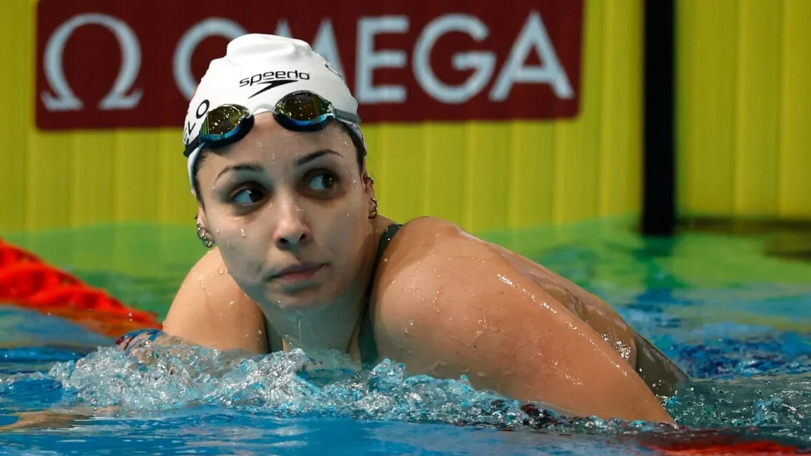 Camila Rebelo Natação Europeu Lublin