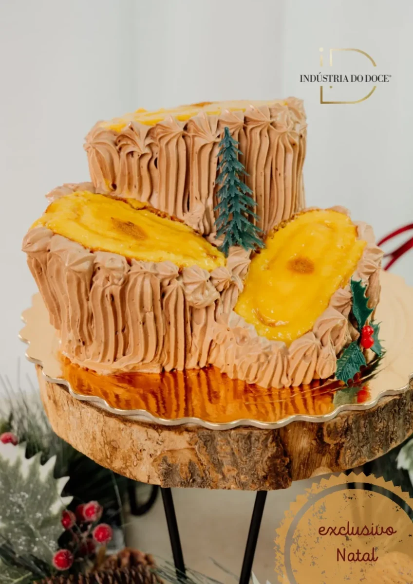 Tronco De Natal Indústria Do Doce