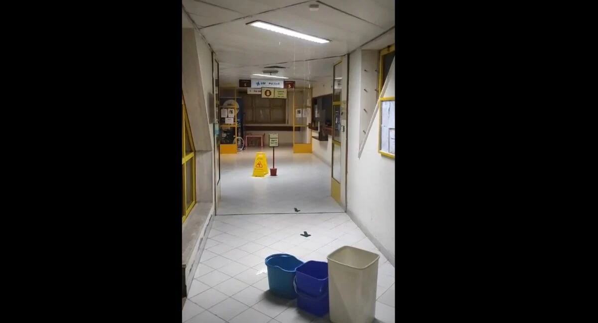 Chuva No Centro De Saude