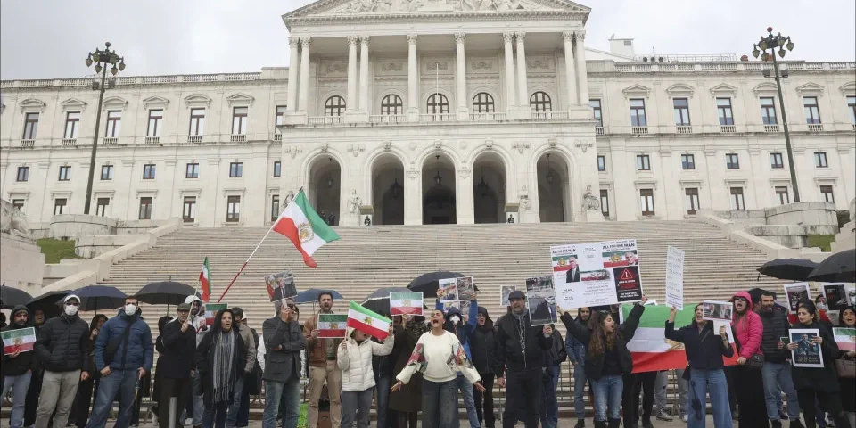 Protesto Lisboa Teerão