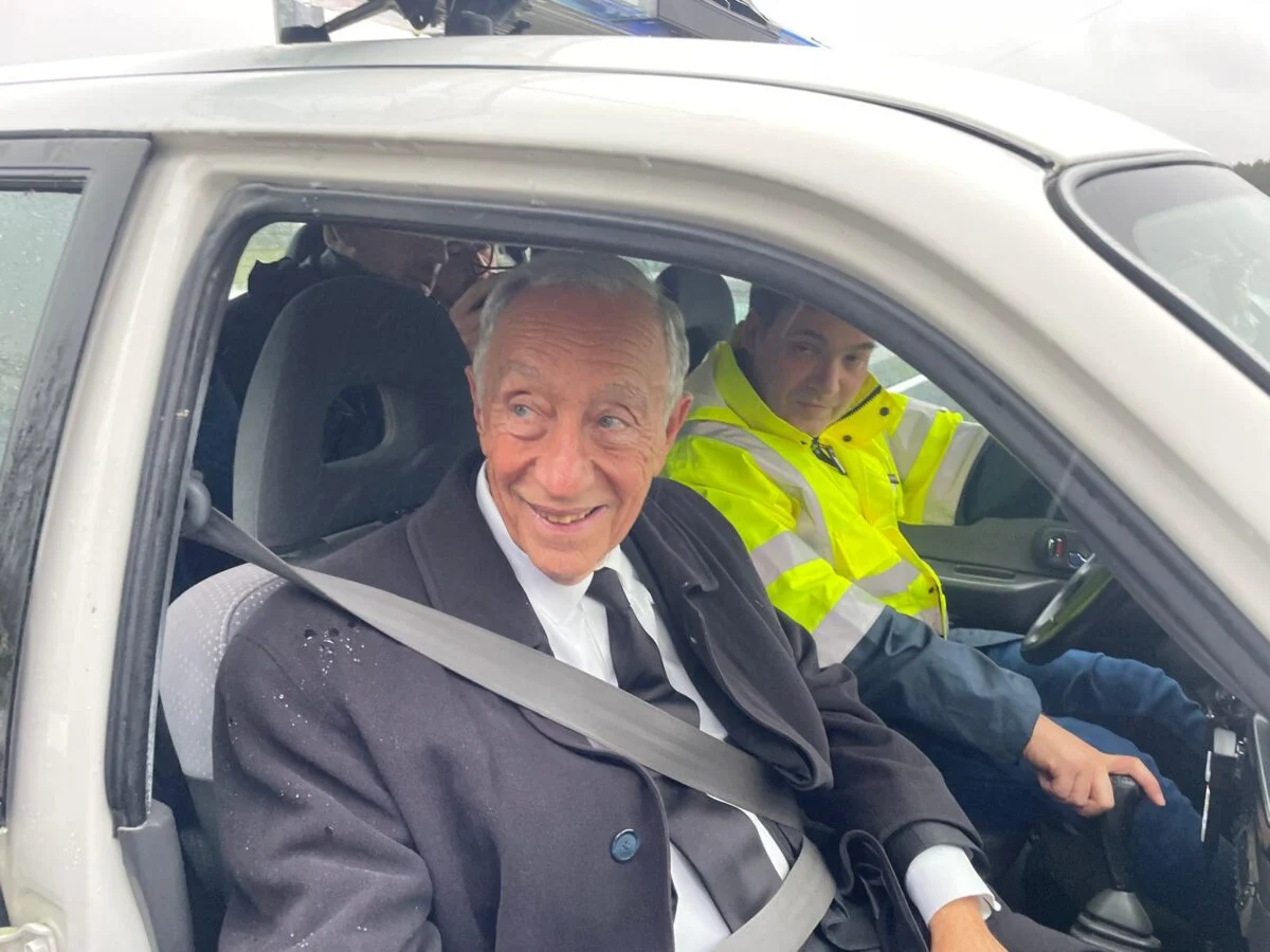 Marcelo Rebelo De Sousa Visita Soure
