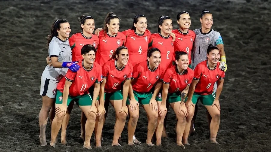 Portugal Feminino Futebol Praia E Salvador
