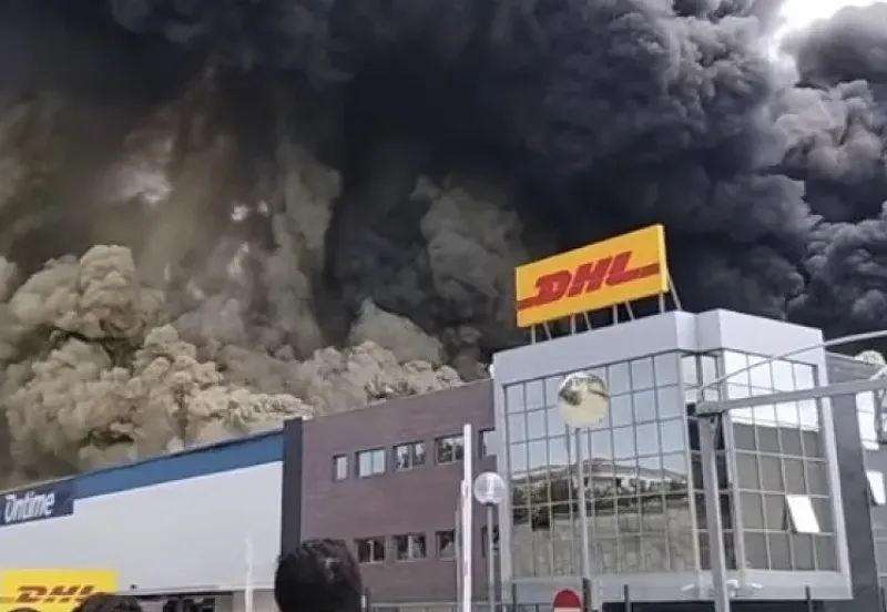 Incêndio Dhl