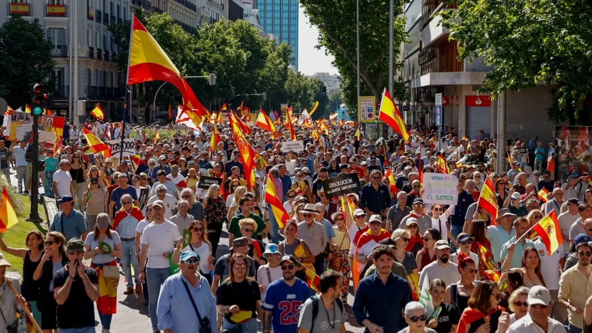 Manifestação Madrid Contra Sanchez