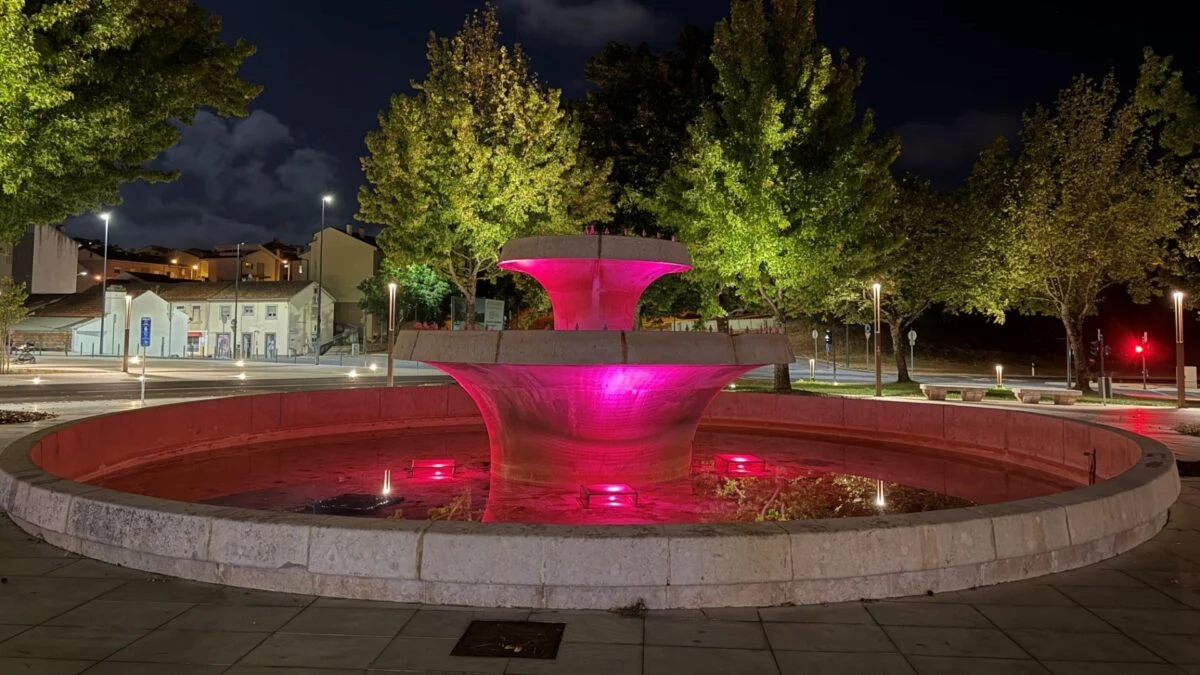 Vermelho Fonte Praça 25 De Abril