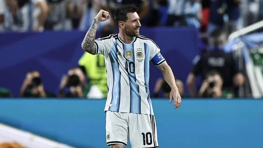 Messi Hattrick Argentina Site