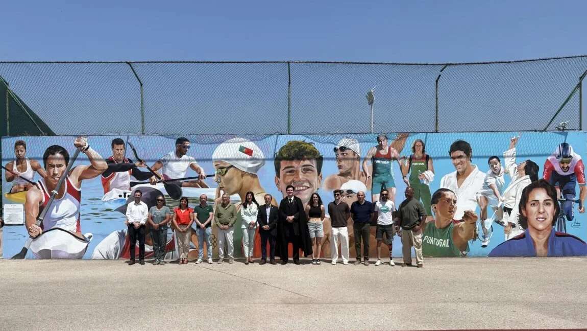 Mural Estádio Universitário Olímpicos Uc